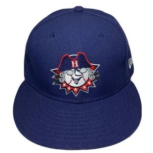 New Era 59Fifty Hagerstown Suns MD MiLB Hat Sz 7 Retired Logo Navy Baseball Cap